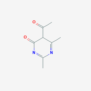 5-acetyl-2,6-dimethyl-5H-pyrimidin-4-one