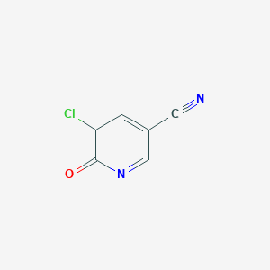 3-chloro-2-oxo-3H-pyridine-5-carbonitrile