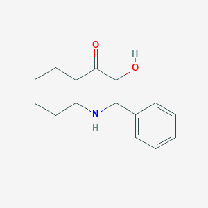 3-hydroxy-2-phenyl-2,3,4a,5,6,7,8,8a-octahydro-1H-quinolin-4-one