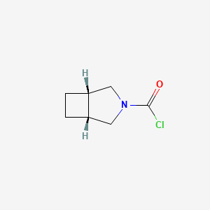 (1R,5S)-3-Azabicyclo[3.2.0]heptane-3-carbonyl chloride