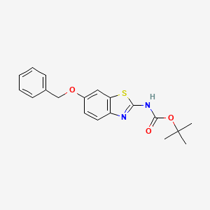 (6-Benzyloxy-benzothiazol-2-yl)-carbamic acid tert-butyl ester