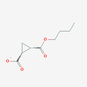 1,2-Cyclopropanedicarboxylic acid, 1-butyl ester, (1S,2R)-rel-