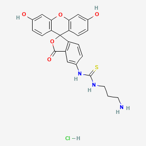 1-(3-Aminopropyl)-3-(fluorescein-5-yl)thiourea HCl