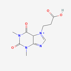 7H-Purine-7-propanoic acid, 1,2,3,6-tetrahydro-1,3-dimethyl-2,6-dioxo-