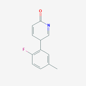 molecular formula C12H10FNO B12343999 5-(2-Fluoro-5-methylphenyl)-2-hydroxypyridine 