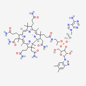 molecular formula C69H96CoN18O14P B1234401 Adeninylethylcobalamin CAS No. 59209-78-8