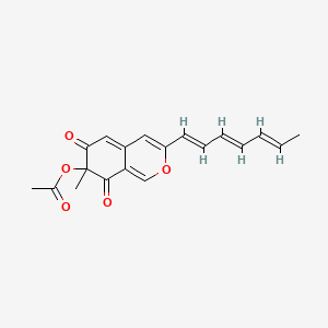 molecular formula C19H18O5 B1234402 Chrysodine CAS No. 52329-26-7