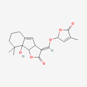 molecular formula C19H22O6 B1234403 Alectrol 