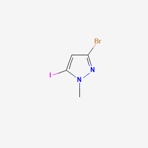 3-Bromo-5-iodo-1-methyl-1H-pyrazole