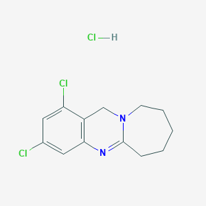 molecular formula C13H15Cl3N2 B123441 CI-1002 hydrochloride CAS No. 149062-75-9