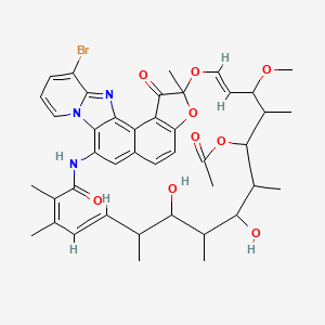 molecular formula C42H48BrN3O9 B1234411 Dbpi-rifamycin S CAS No. 95360-35-3