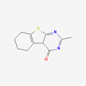 2-methyl-5,6,7,8-tetrahydro-4aH-[1]benzothiolo[2,3-d]pyrimidin-4-one