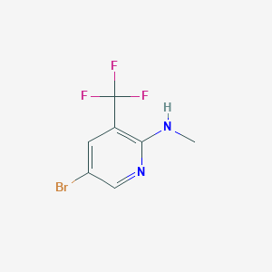 5-bromo-N-methyl-3-(trifluoromethyl)pyridin-2-amine