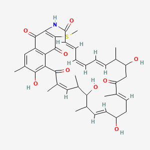 molecular formula C40H47NO9S B1234415 Naphthoquinomycin B CAS No. 101190-61-8