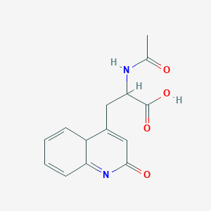 2-acetamido-3-(2-oxo-4aH-quinolin-4-yl)propanoic acid