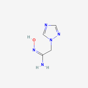 (1E)-N'-hydroxy-2-(1H-1,2,4-triazol-1-yl)ethanimidamide