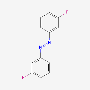 molecular formula C12H8F2N2 B12344217 Bis(3-fluorophenyl)diazene 