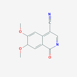 6,7-dimethoxy-1-oxo-7H-isoquinoline-4-carbonitrile