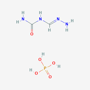 [(E)-hydrazinylidenemethyl]urea;phosphoric acid