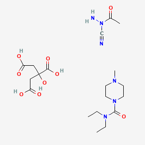 molecular formula C19H34N6O9 B1234430 Divezid CAS No. 52109-02-1