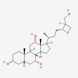 molecular formula C27H46O5 B1234432 Anhydroscymnol CAS No. 567-68-0