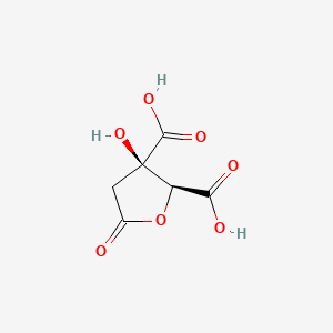 molecular formula C6H6O7 B1234435 Allo-hydroxycitric acid lactone CAS No. 469-72-7
