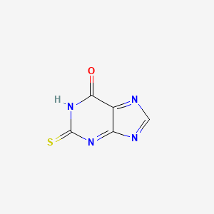 molecular formula C5H2N4OS B12344368 2-Sulfanylidene-6-purinone 