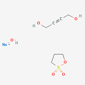 Sodium;but-2-yne-1,4-diol;oxathiolane 2,2-dioxide;hydroxide