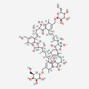 molecular formula C77H102O30-4 B1234441 Quartromicin A3 CAS No. 136765-21-4