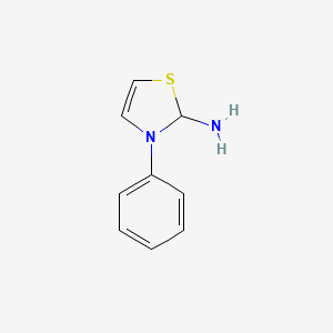 molecular formula C9H10N2S B12344433 3-Phenyl-2-aminothiazole 