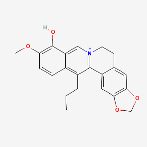 molecular formula C22H22NO4+ B1234445 13-Propylberberine CAS No. 53912-47-3