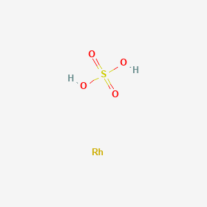 molecular formula H2O4RhS B12344529 rhodium;sulfuric acid 