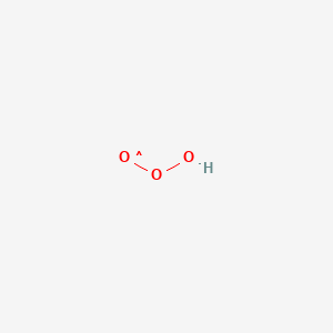 molecular formula HO3 B1234454 Hydridotrioxygen(.) 