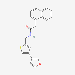 N-{[4-(furan-3-yl)thiophen-2-yl]methyl}-2-(naphthalen-1-yl)acetamide