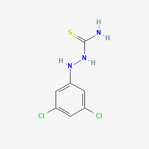 molecular formula C7H7Cl2N3S B1234461 (3,5-二氯苯胺基)硫脲 CAS No. 96423-39-1