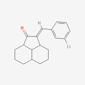 molecular formula C19H21ClO B12344632 (2E)-2-[(3-chlorophenyl)methylidene]-1,2-dihydroacenaphthylen-1-one 