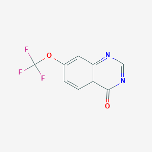 7-(trifluoromethoxy)-4aH-quinazolin-4-one