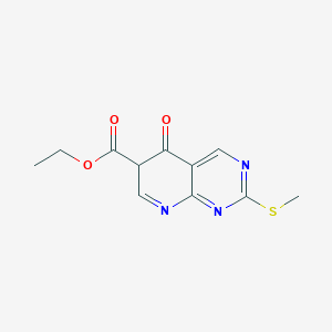 Pyrido[2,3-d]pyrimidine-6-carboxylic acid,1,5-dihydro-2-(methylthio)-5-oxo-, ethyl ester