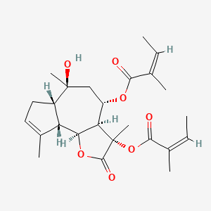molecular formula C25H34O7 B1234470 Gradolide 