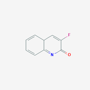 molecular formula C9H6FNO B12344710 2(1H)-Quinolinone, 3-fluoro- 