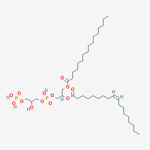 molecular formula C40H78O13P2 B1234474 1-hexadecanoyl-2-[(Z)-octadec-9-enoyl]-sn-glycero-3-phospho-sn-glycerol 3-phosphate 
