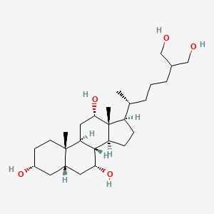 molecular formula C27H48O5 B1234477 5β-鲤醇 