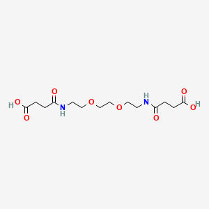 4-[2-[2-[2-(3-Carboxypropanoylamino)ethoxy]ethoxy]ethylamino]-4-oxobutanoic acid