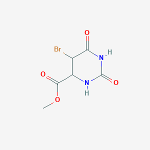 Methyl 5-bromo-2,6-dioxo-1,3-diazinane-4-carboxylate