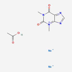 molecular formula C9H11N4Na2O4+ B12344910 CID 156592273 