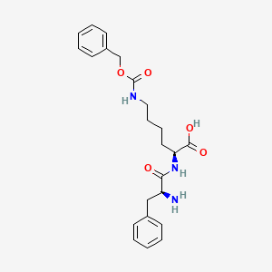 molecular formula C23H29N3O5 B12344914 H-Phe-Lys(Z)-OH 