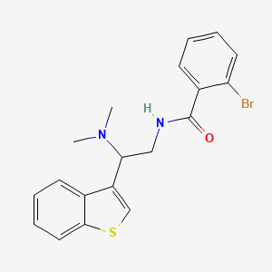 N-[2-(1-benzothiophen-3-yl)-2-(dimethylamino)ethyl]-2-bromobenzamide