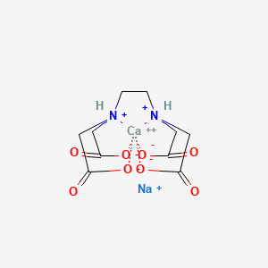 Calcium;sodium;2-[2-[bis(carboxylatomethyl)azaniumyl]ethyl-(carboxylatomethyl)azaniumyl]acetate