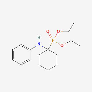 Diethyl [1-(phenylamino)cyclohexyl]phosphonate