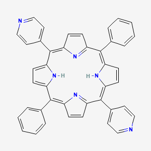 molecular formula C42H28N6 B12345139 5,15-Di(4-Pyridyl)-10,20-diphenylporphyrin 